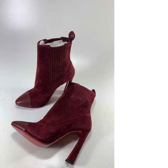 Me in the 90s Snakeskin Tanin Burgundy embossed abstract 100mm d711 - Picture 11 of 12